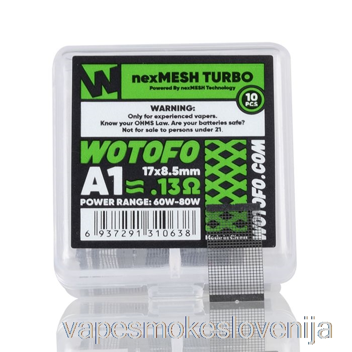 Vape Za Enkratno Uporabo Wotofo Nexmesh Mesh Nadomestne Tuljave 0,13 Ohm Nexmesh Turbo A1
